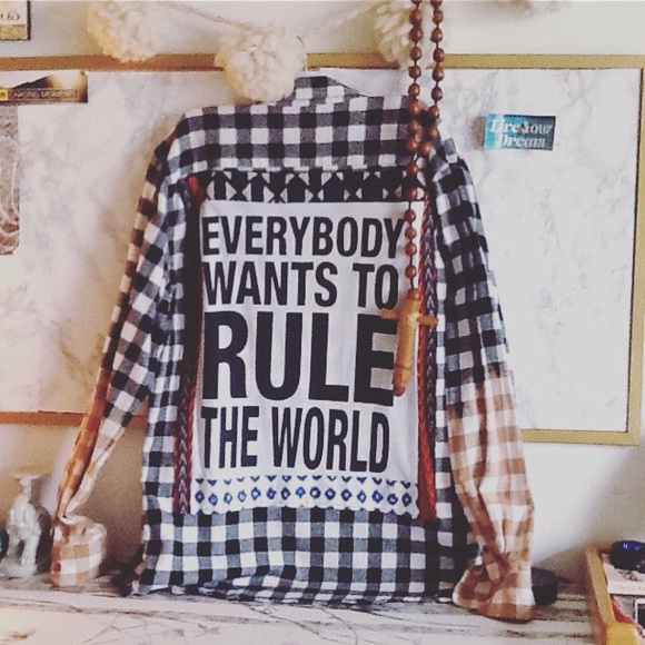 Tops - Custom Designed Bleached Flannel